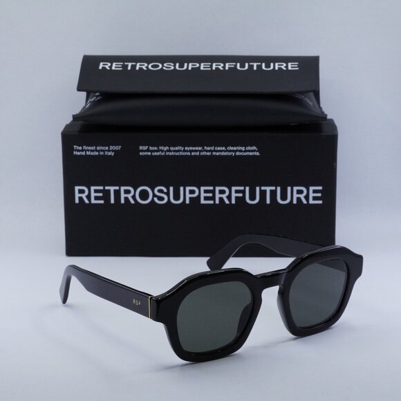 Final Price! RetroSuperFuture SALUTO BLACK 9FP Sunglasses - Picture 10 of 11